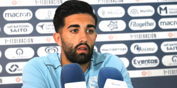 Dani García atendió en la matinal de ayer jueves a los medios de comunicación, en la previa del partido.