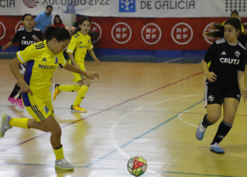 Las jugadoras melillenses lograron su primera victoria en el Campeonato de España Sub-12 de Fútbol Sala.