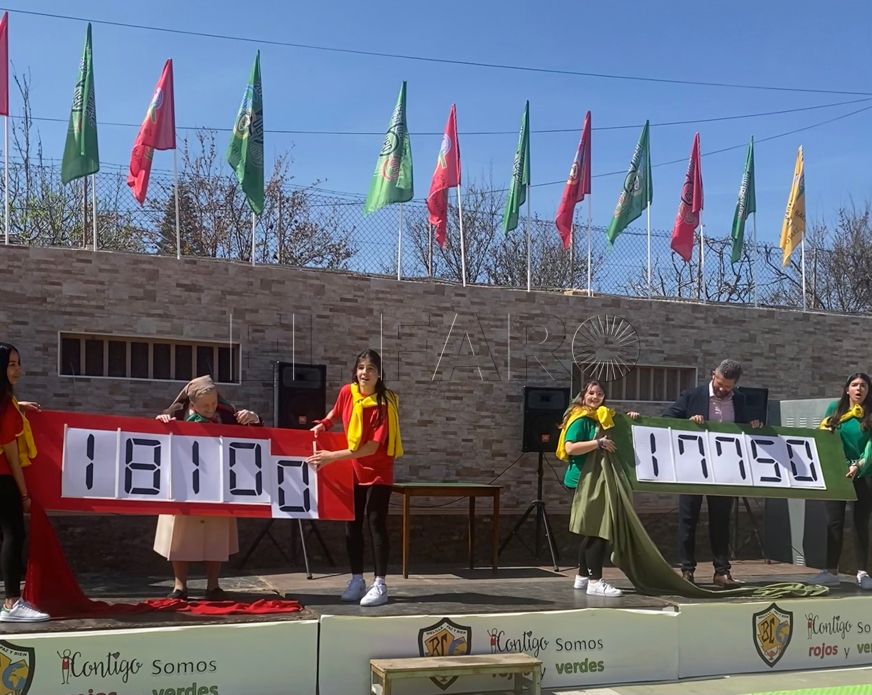 Los rojos y los verdes disfrutan con el deporte