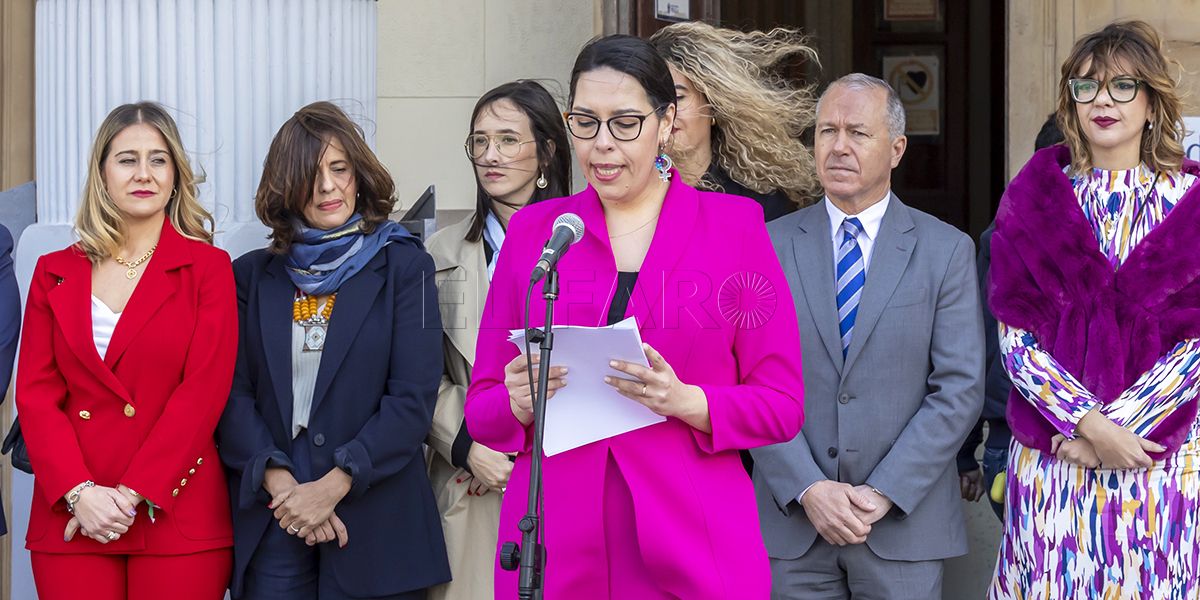 Ceres Machado, encargada de leer el manifiesto en el Día Internacional de la Mujer