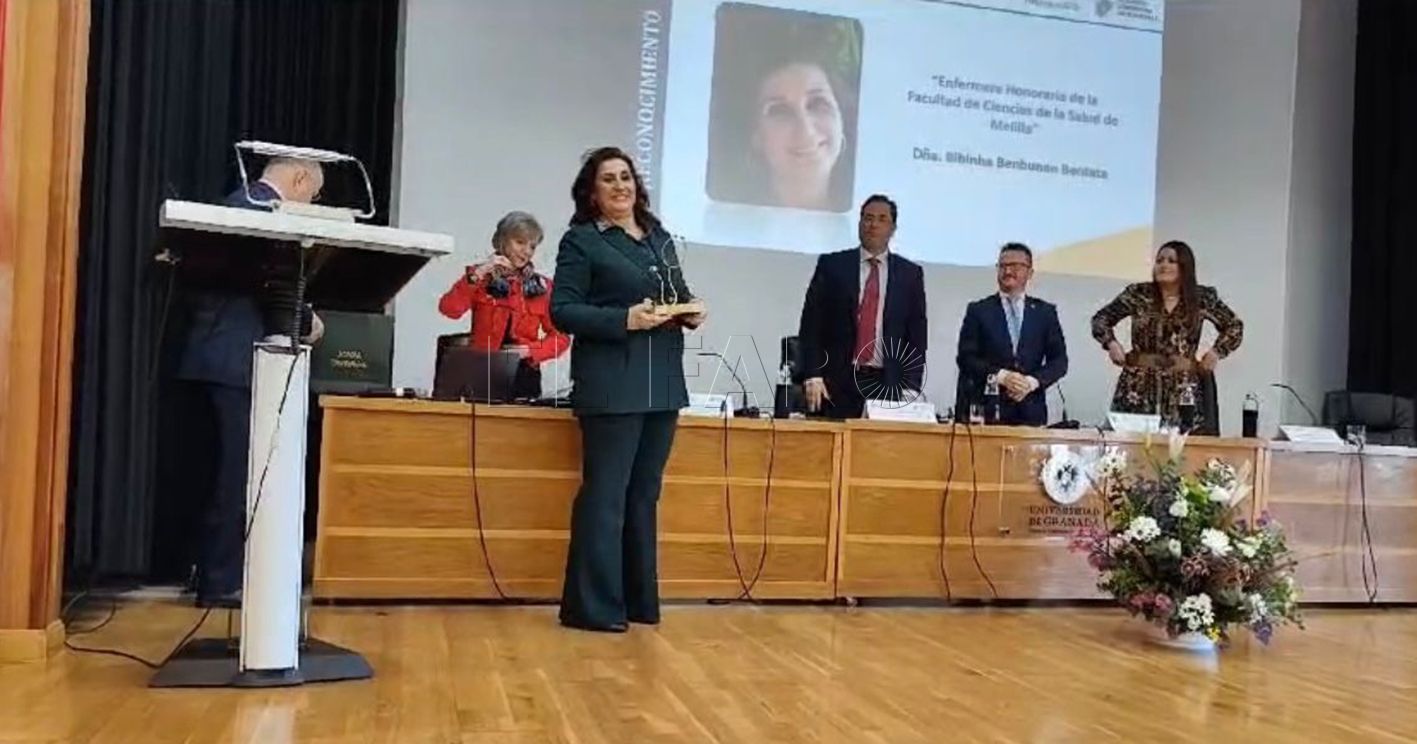 Bibinha Benbunan Bentata, enfermera honoraria de la Facultad de Ciencias de la Salud