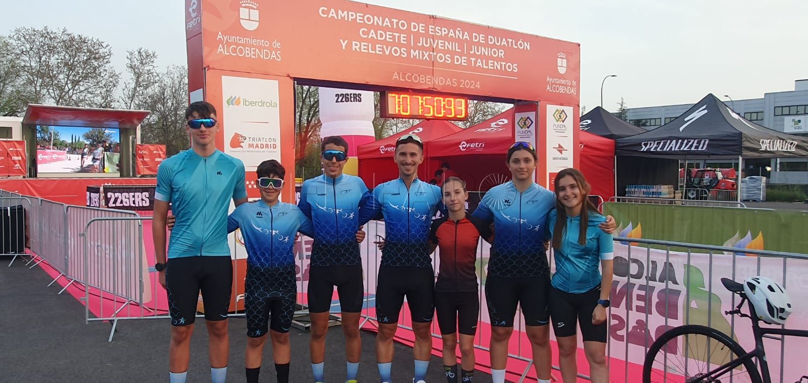 Buen debut de los jóvenes del Club Triatlón Melilla en su Nacional