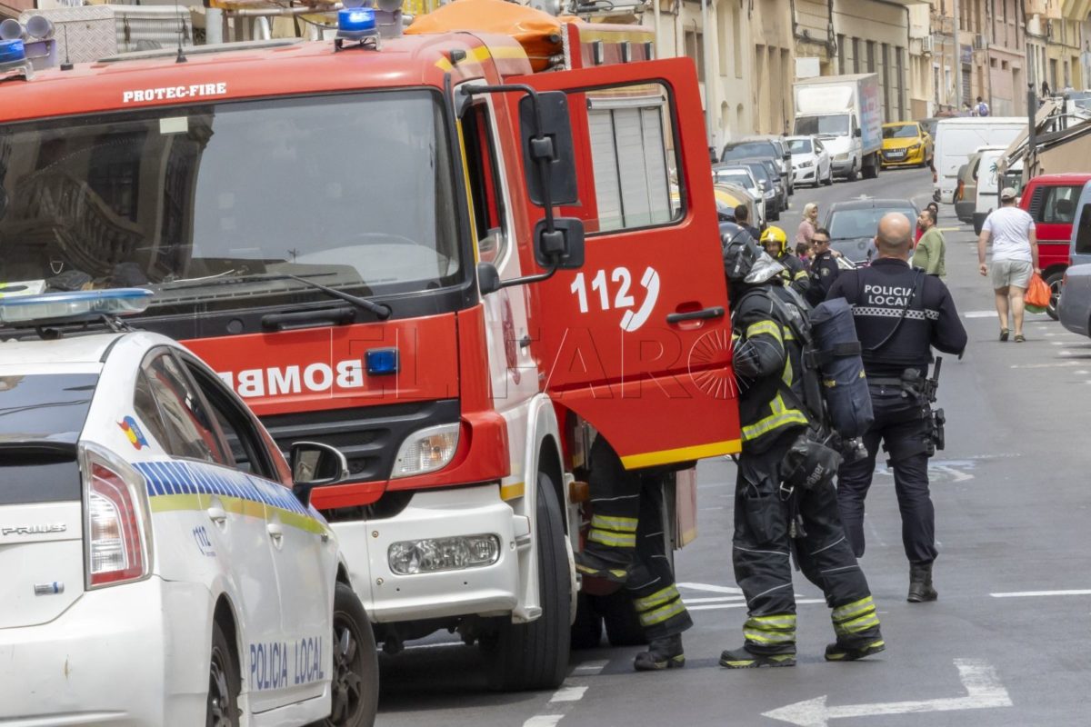 Pequeño incendio en una vivienda de la calle Castelar