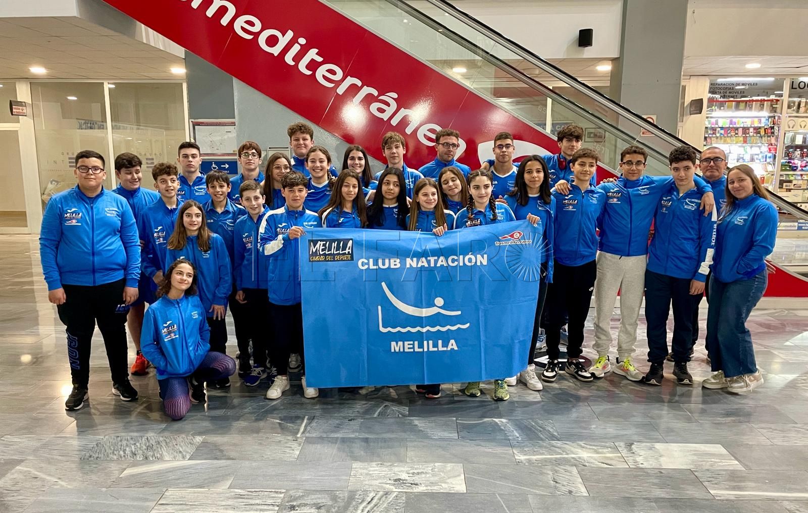 Buenas marcas de los nadadores del Natación Melilla en Sevilla