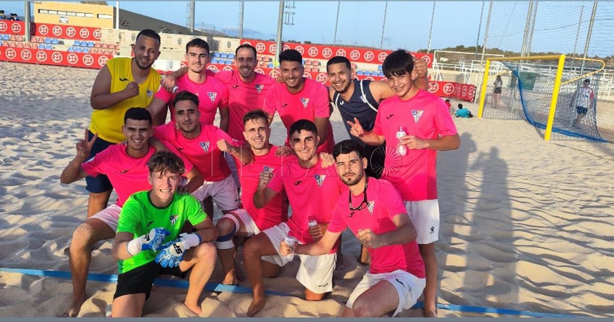 El Melilla CD tiene un magnífico inicio en la primera de las fases en el fútbol playa