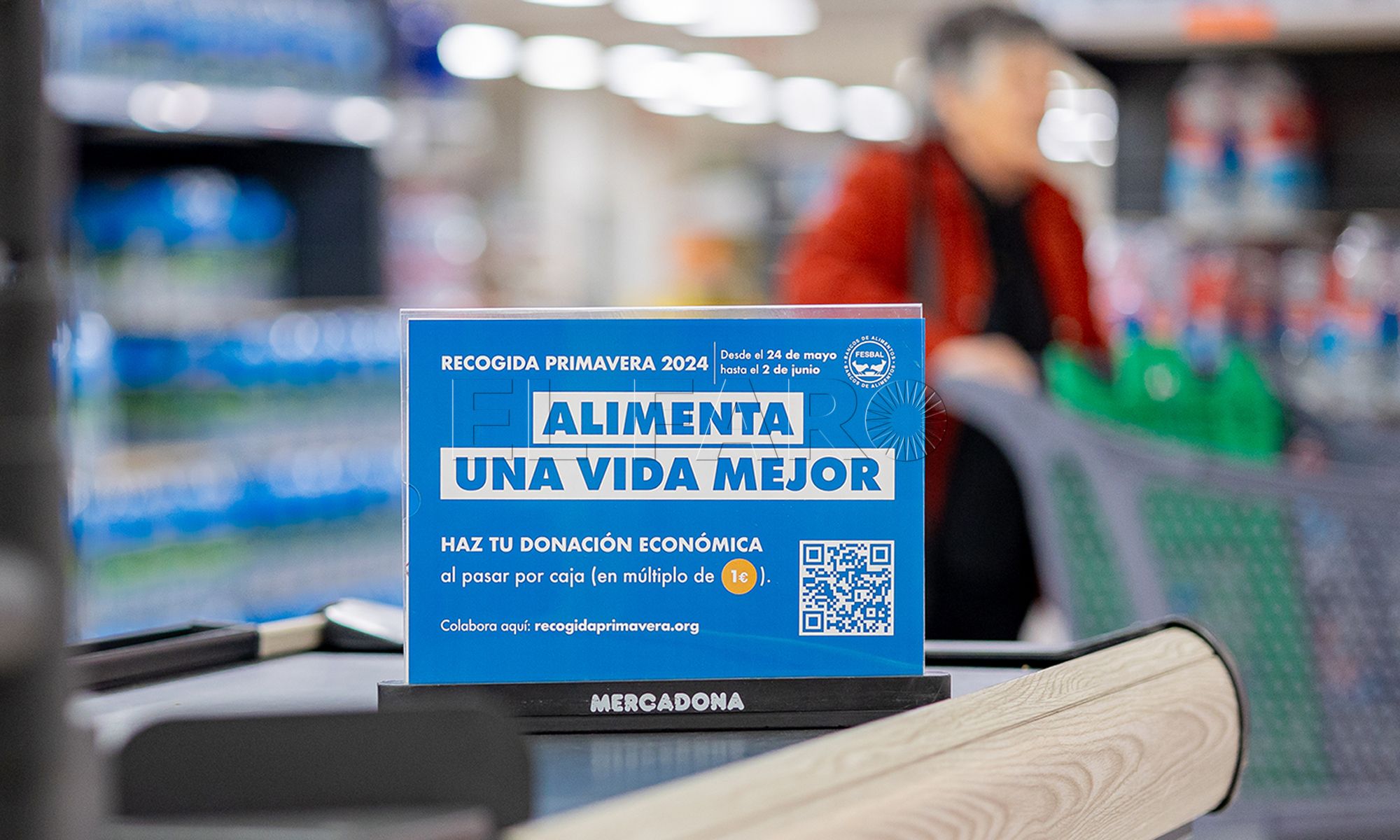 Mercadona colabora con la Federación Española de Bancos de Alimentos en la recogida de primavera