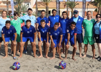 Imagen de la Selección Melillense que está compitiendo en San Pedro del Pinatar (Murcia).