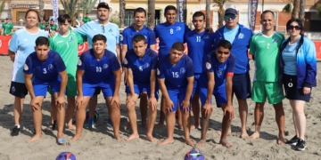 Imagen de la Selección Melillense que está compitiendo en San Pedro del Pinatar (Murcia).