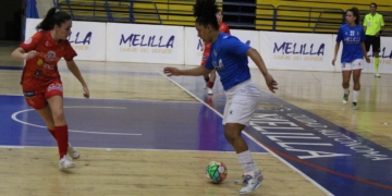 en la primera vuelta, el conjunto melillense se impuso por 3-0 al Poio Pescamar FS, con dos goles de Bia y uno de Ana Luiza.