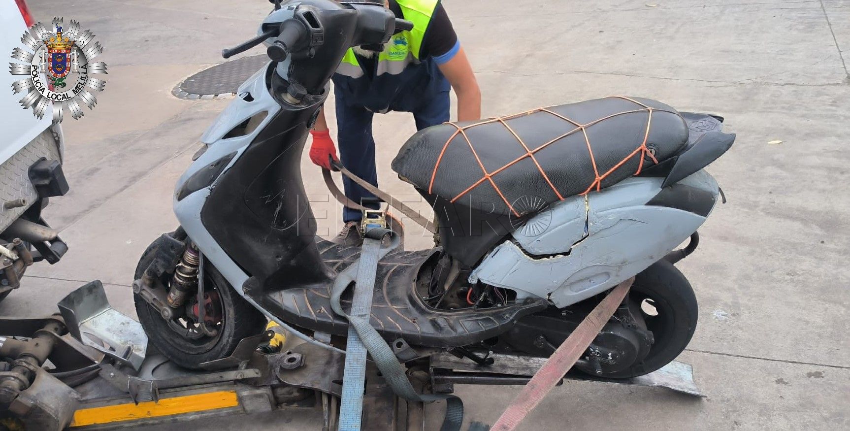 Joven detenido por el presunto hurto de un ciclomotor y falsedad documental