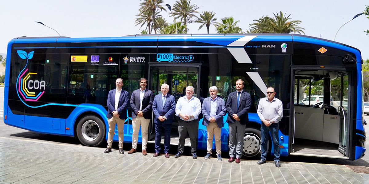 El Gobierno de la Ciudad Autónoma presenta el primer autobús eléctrico