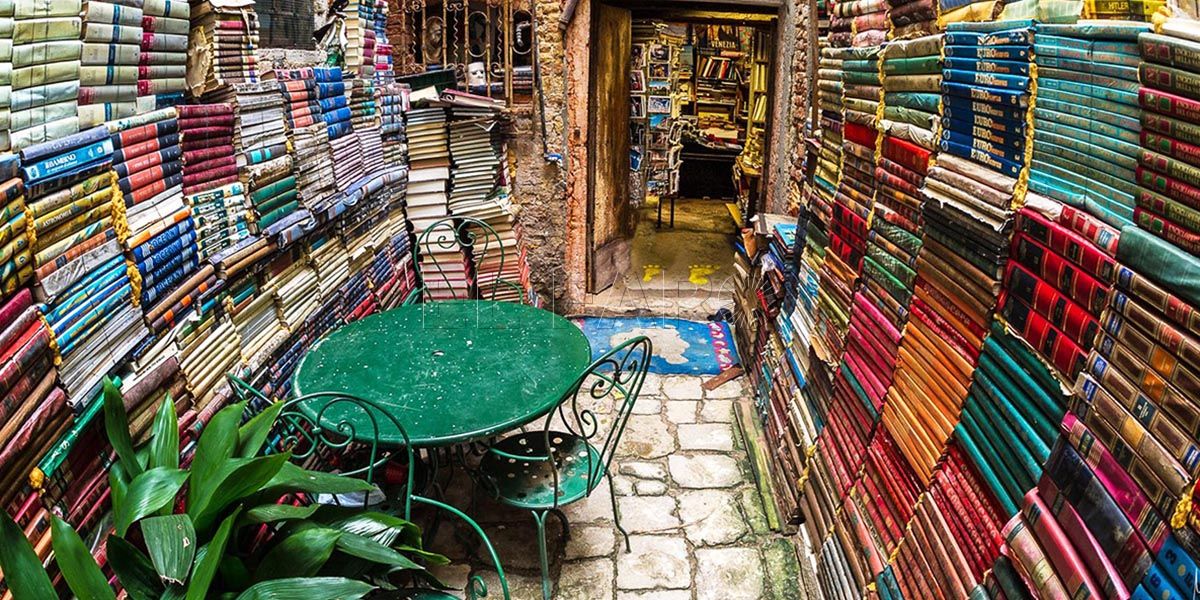 ¿Una librería bajo el agua? En Venecia es posible, ¿Su nombre? ‘Acqua Alta’