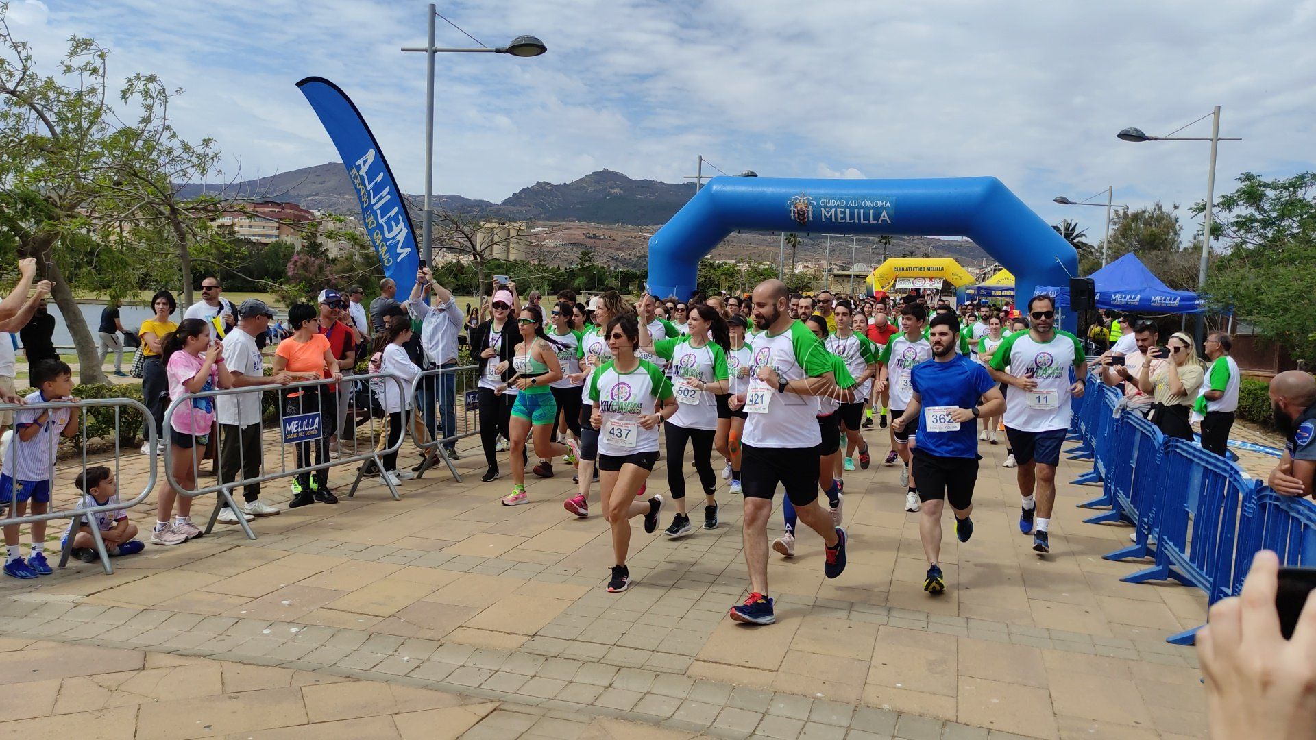 Imad Mohamed y Alejandra Ros ganan la prueba solidaria