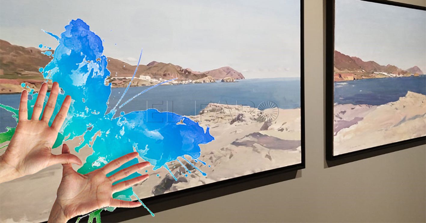 Mariposeando entre cuadros y posidonias