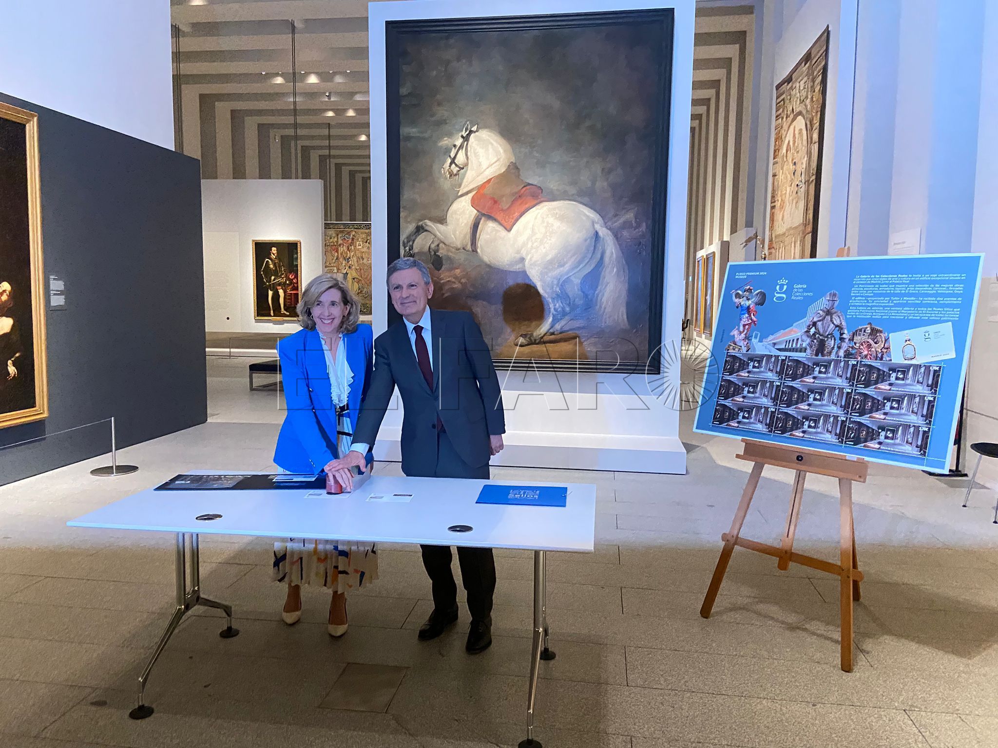 Correos presenta un sello dedicado a las Galerías de las Colecciones Reales