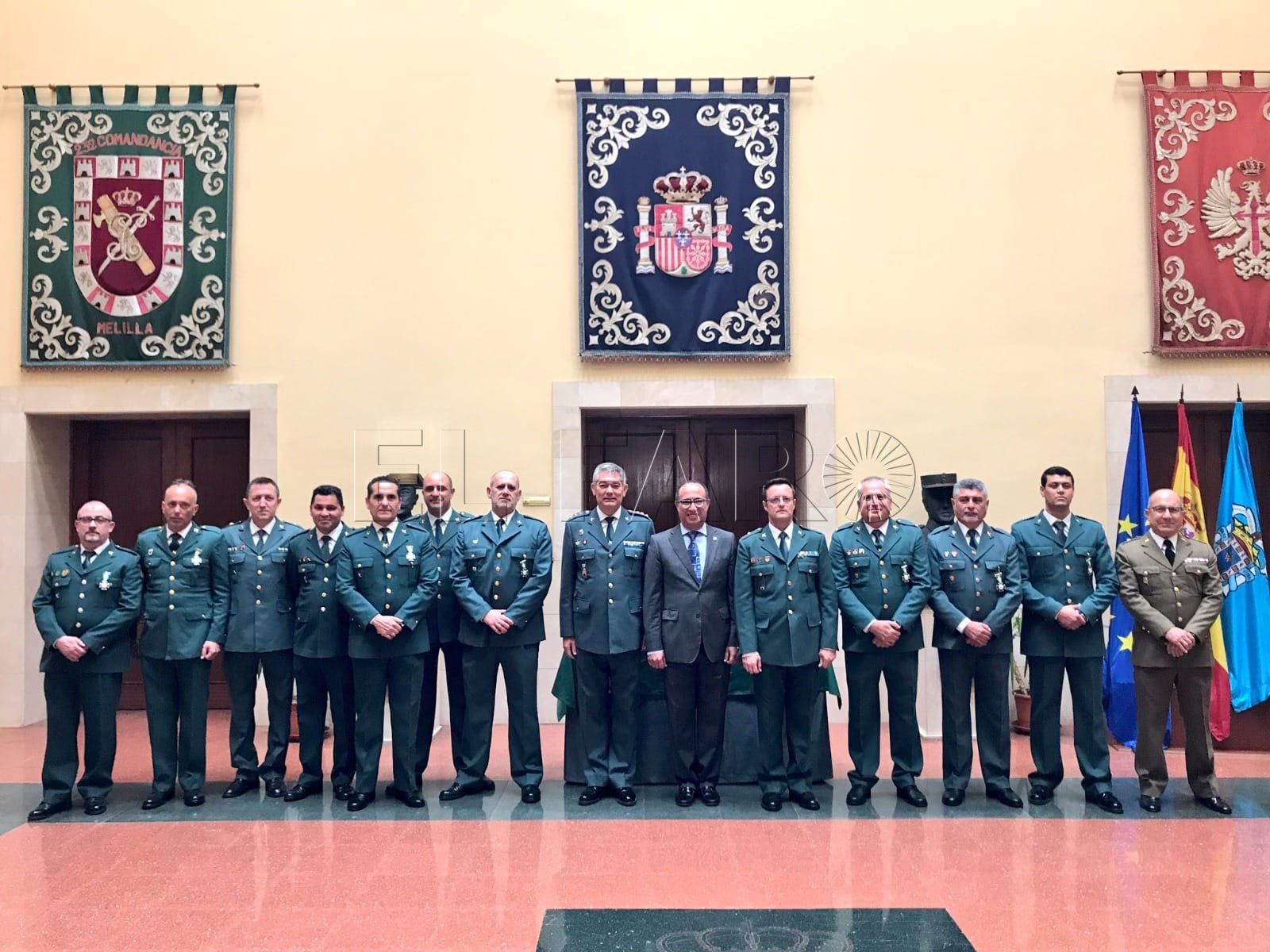 La Delegación le recuerda a Imbroda que nunca se invita al presidente de la Ciudad a los actos del aniversario de la Guardia Civil