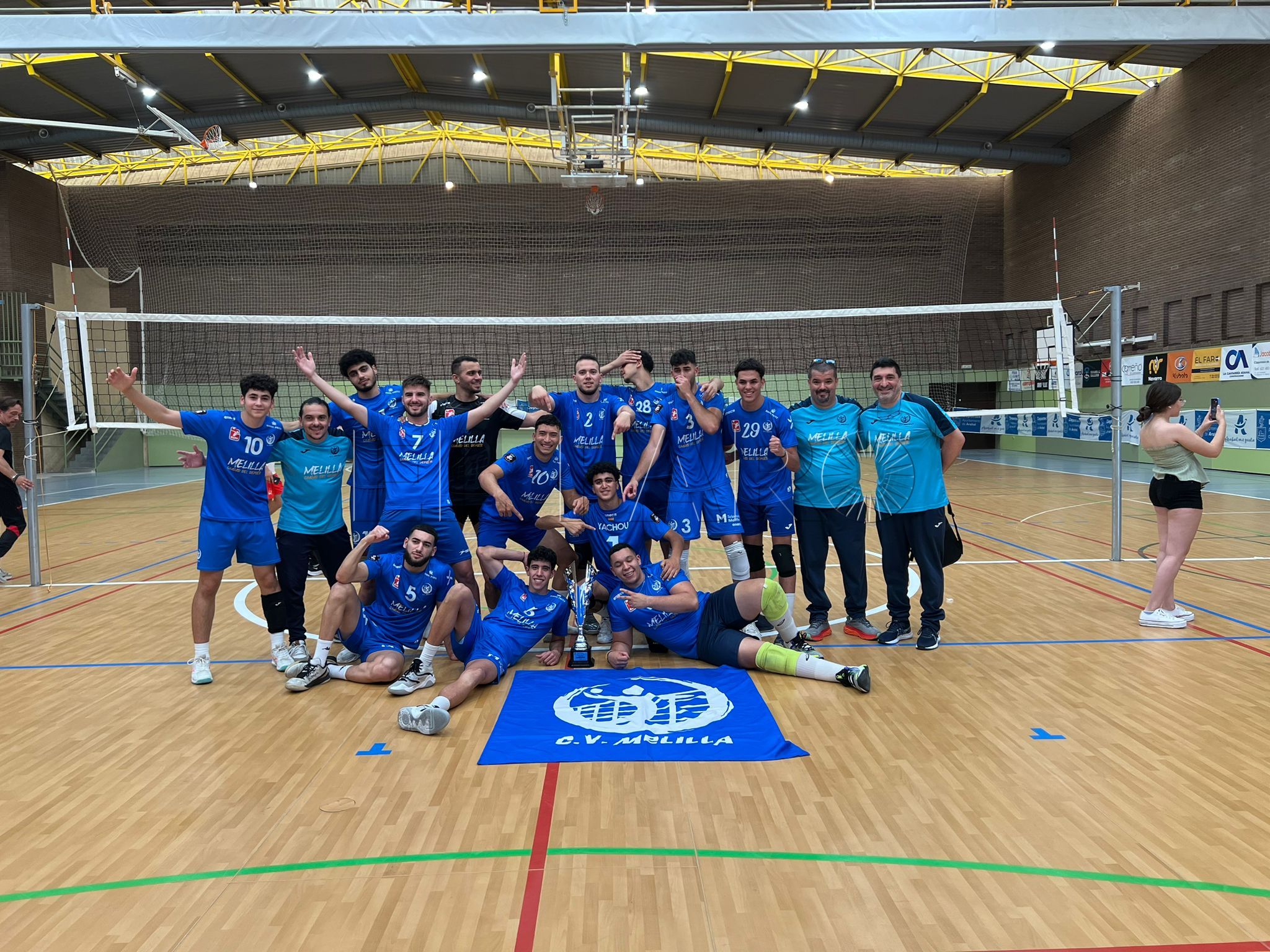 El CV Melilla logra el ascenso a la Primera División como campeón de su fase nacional