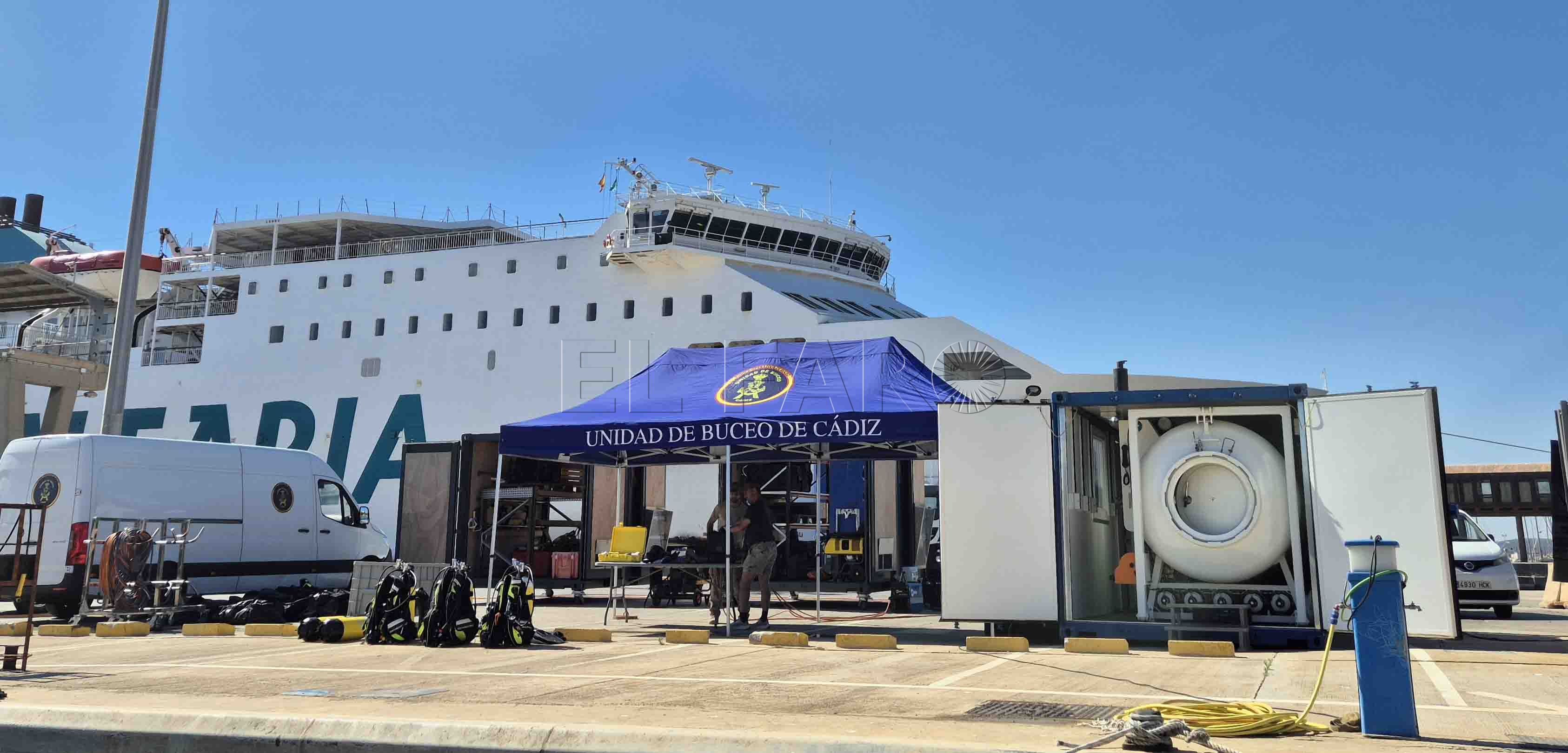Se encuentra en Melilla la Unidad de Buceo da Cádiz