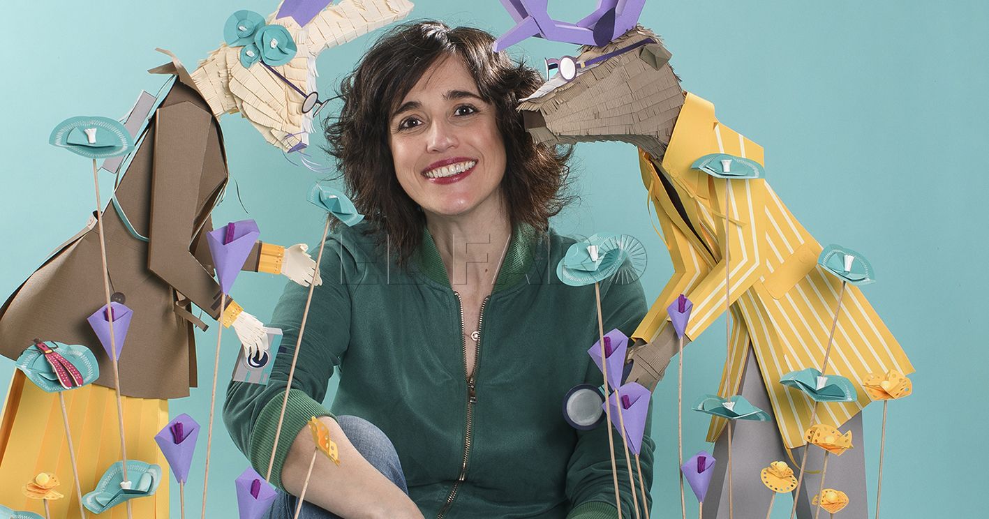 "Con mis creaciones en papel intento conseguir la notoriedad de una marca"