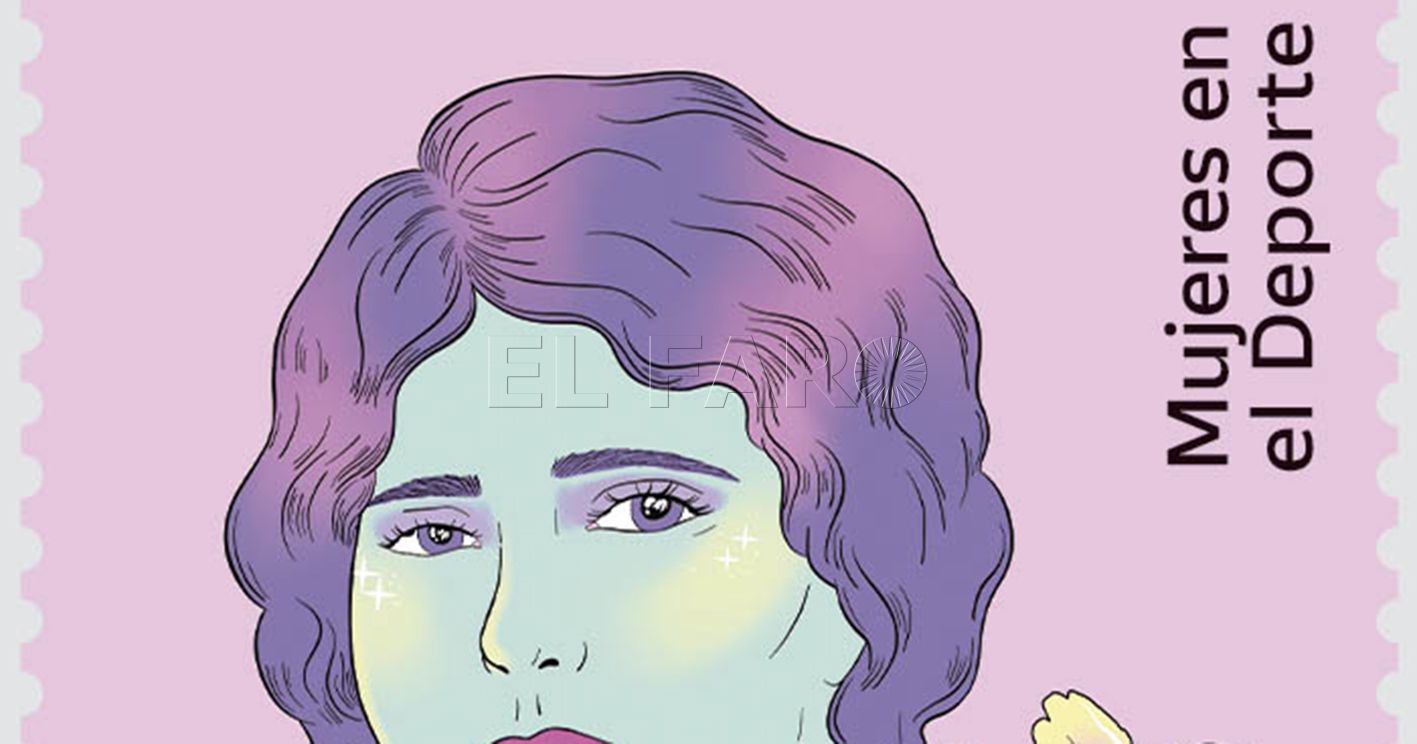 Correos emite un sello dedicado a la primera futbolista española, Ana Carmona