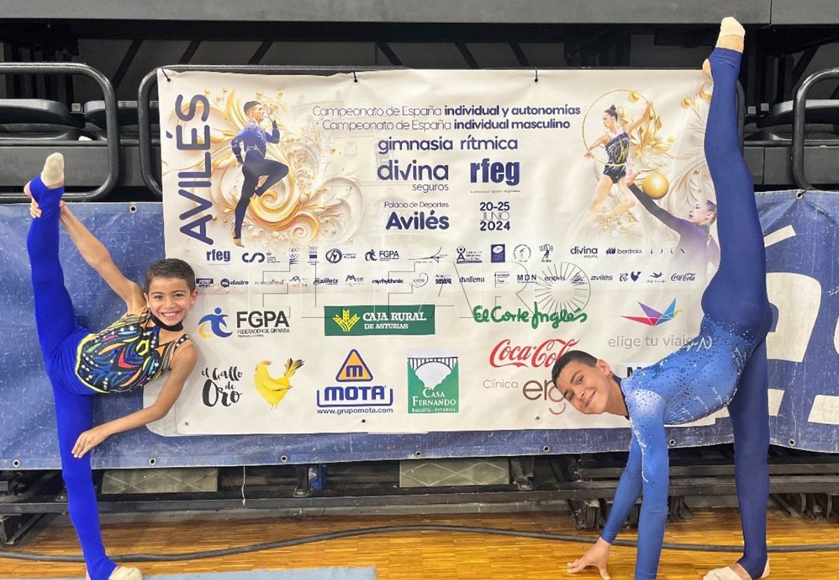 Leo Faus, tercero de España en el Nacional de gimnasia rítmica