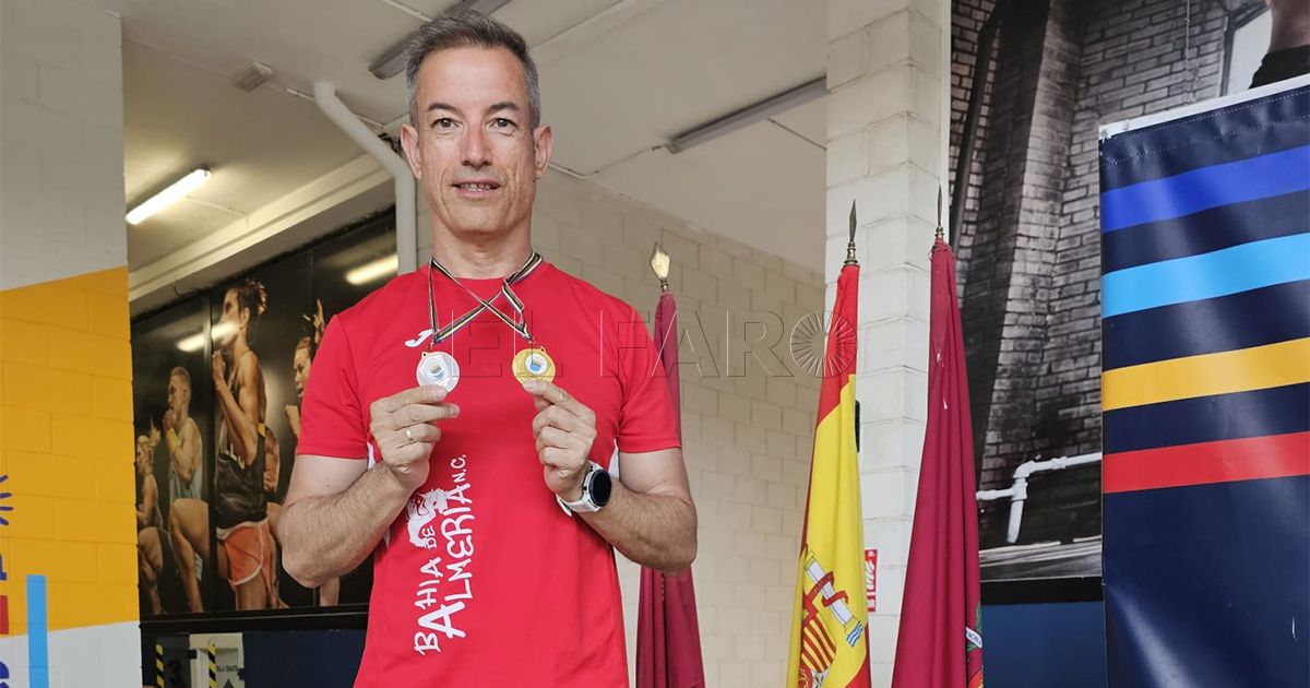 Miguel Puertas logra la medalla de oro en los 100 metros mariposa