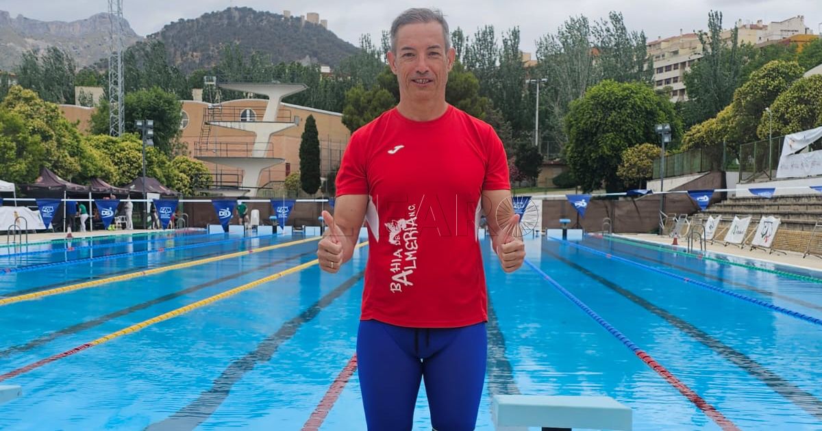 Miguel Puertas, entre los mejores, en el Andaluz Máster de natación
