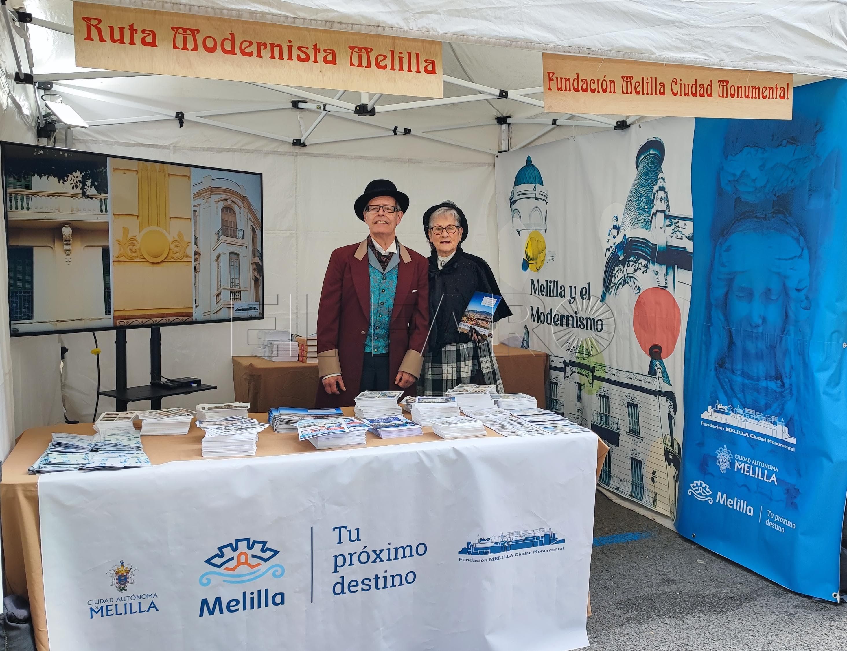 Melilla, en la 18ª Feria Modernista y Feria del Comercio de Barcelona