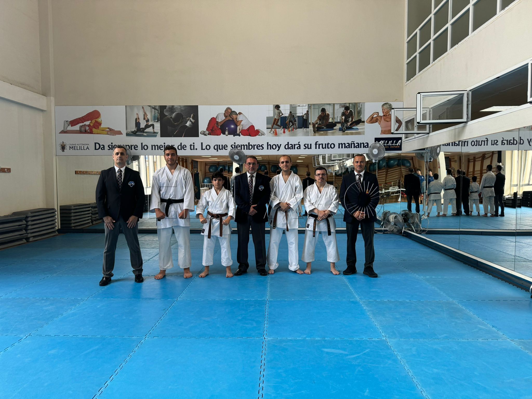 Nuevo examen del cinturón negro en Melilla