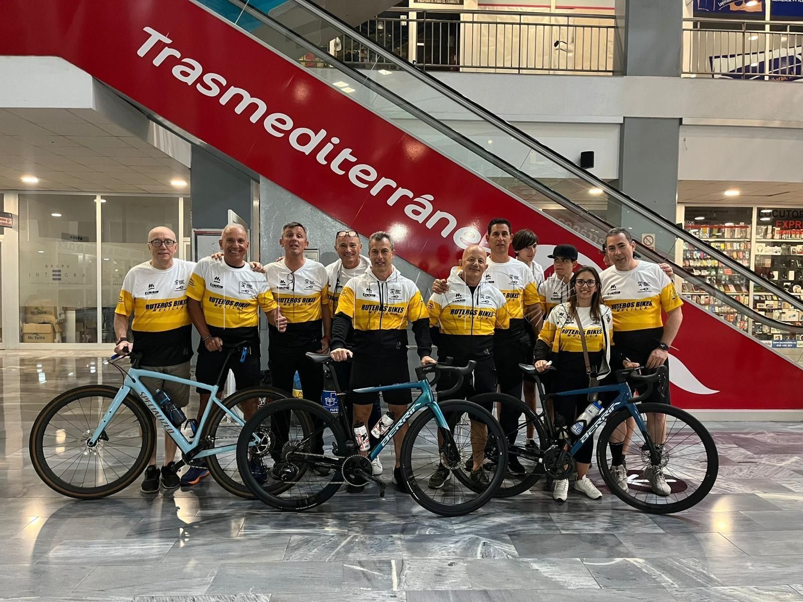 El Club Ruteros Bike Melilla realiza una salida a Málaga