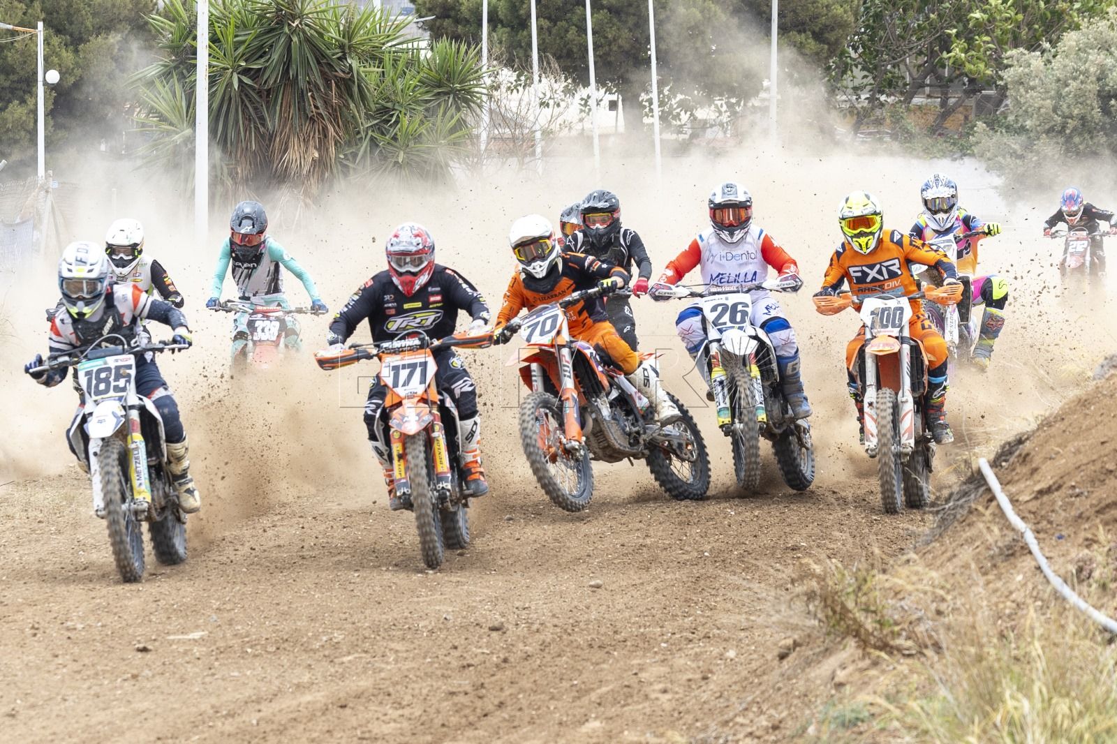 Enorme espectáculo en el Autonómico de motocross 2024