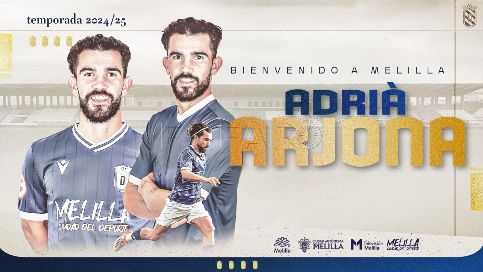 Adrià Arjona, fichaje de la UD Melilla