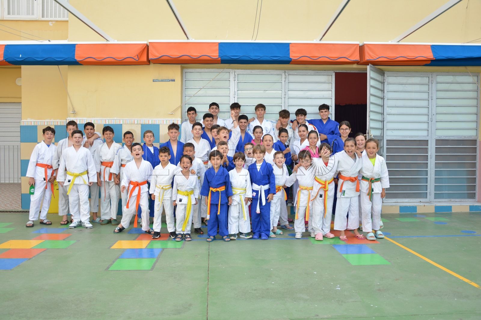 El Ceip Hipódromo fue el epicentro de la exhibición de judo