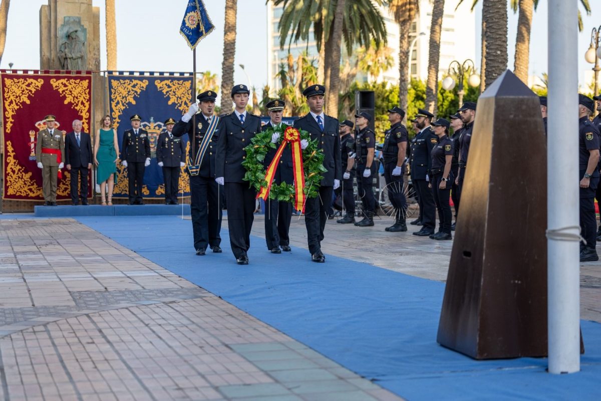 Emotivo homenaje a las 188 víctimas del terrorismo de la Policía Nacional en Melilla
