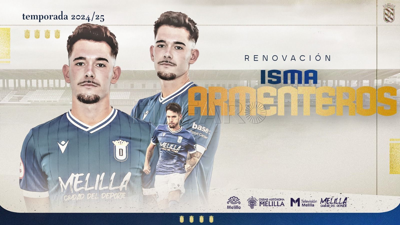 Armenteros, renovado en el Melilla