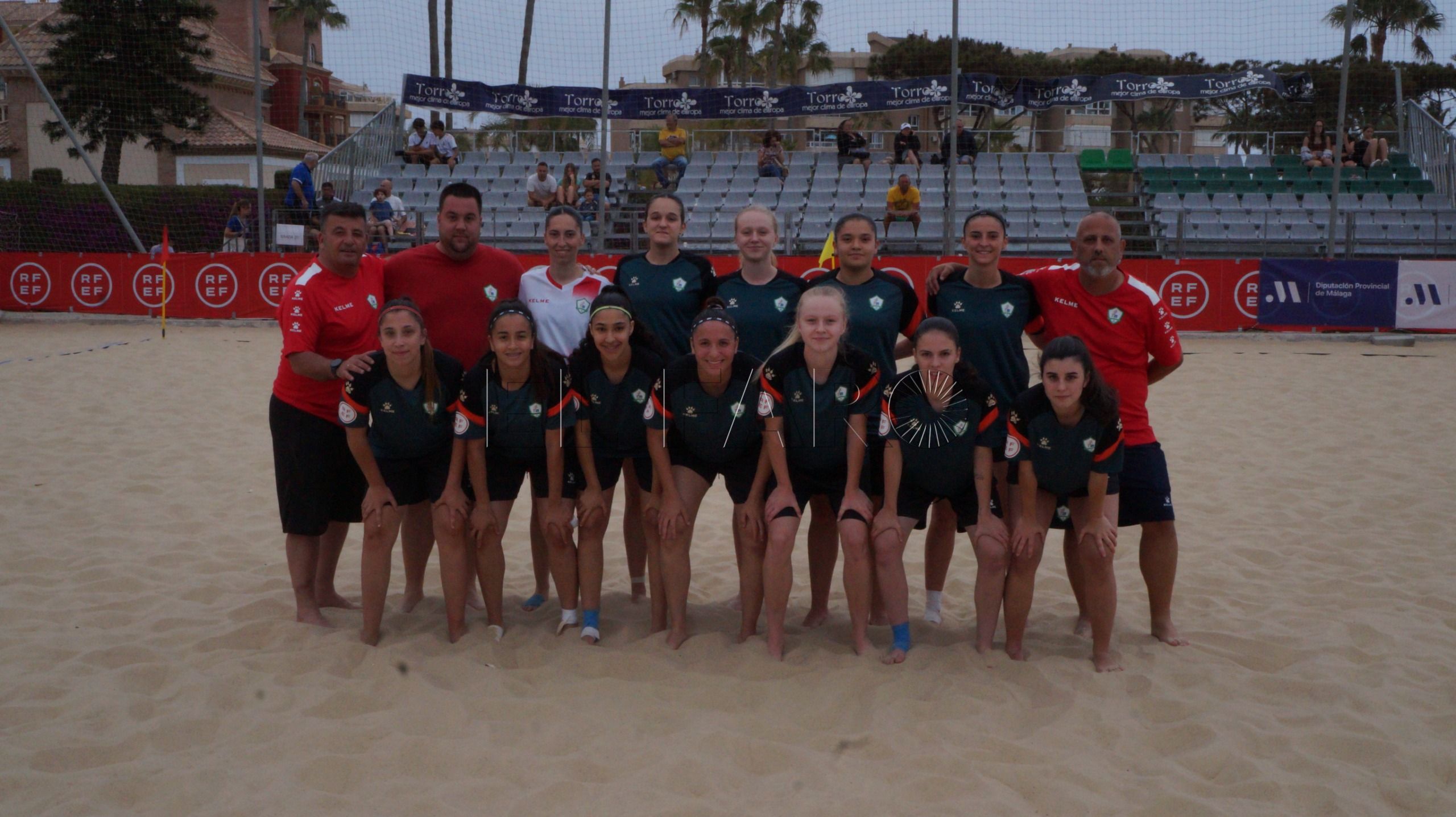 El Higicontrol B y la Peña Real Madrid tuvieron un buen Nacional de fútbol playa femenino