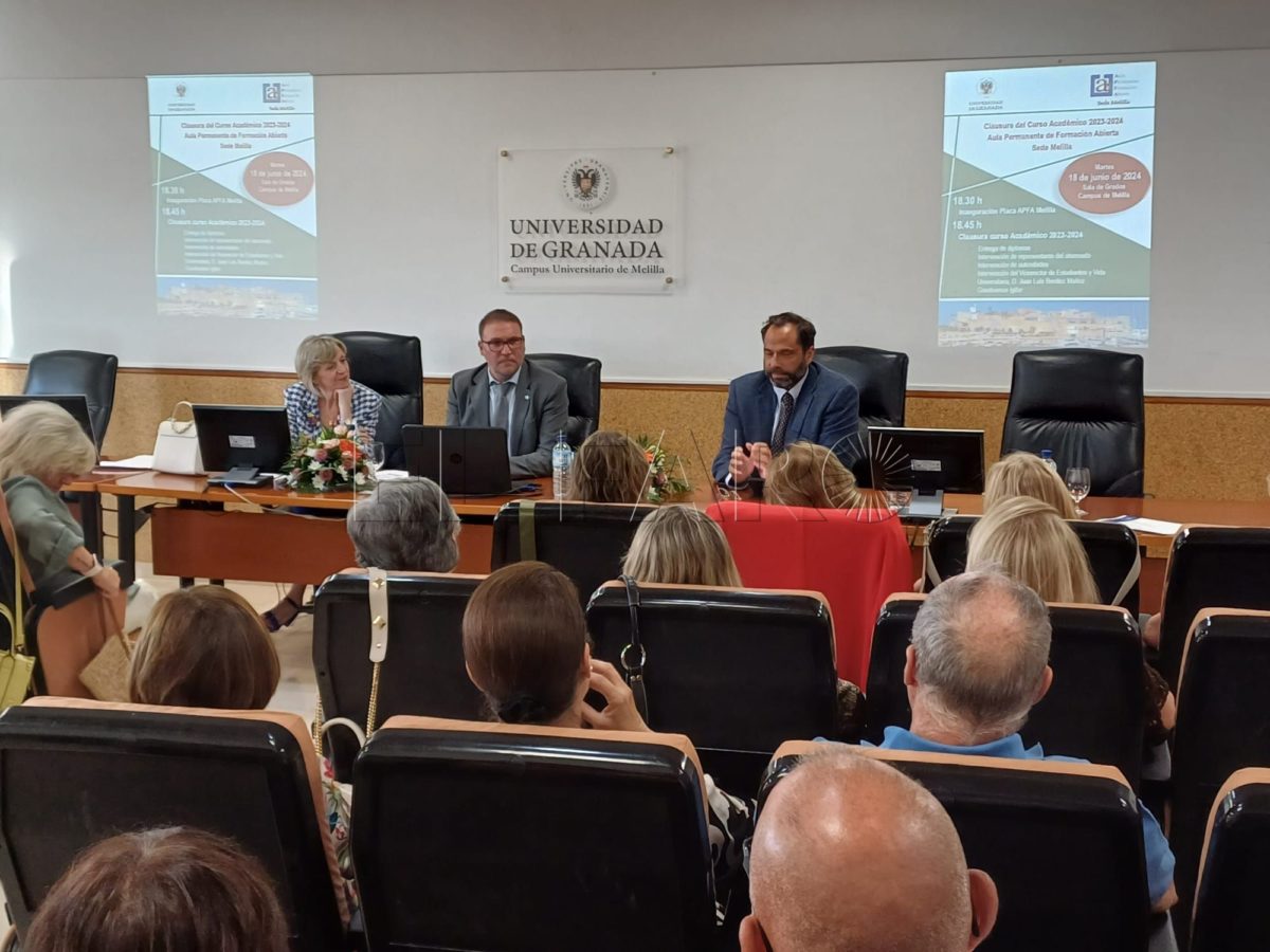 El Aula Permanente de Formación Abierta de la UGR cierra el curso académico con el primer acto celebrado tras la pandemia
