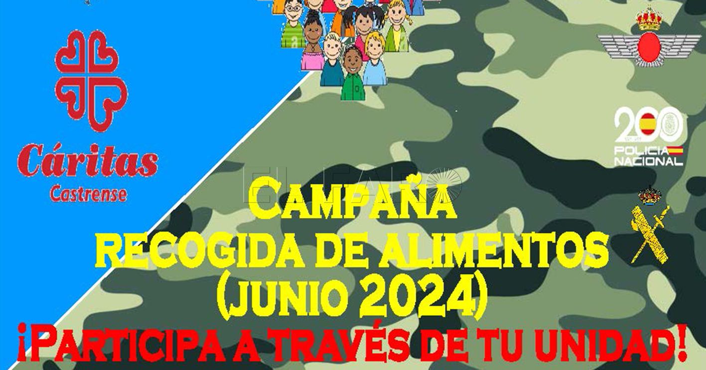 La Comgemel comienza una campaña de recogida de productos de primera necesidad en favor de Cáritas Castrense en Melilla