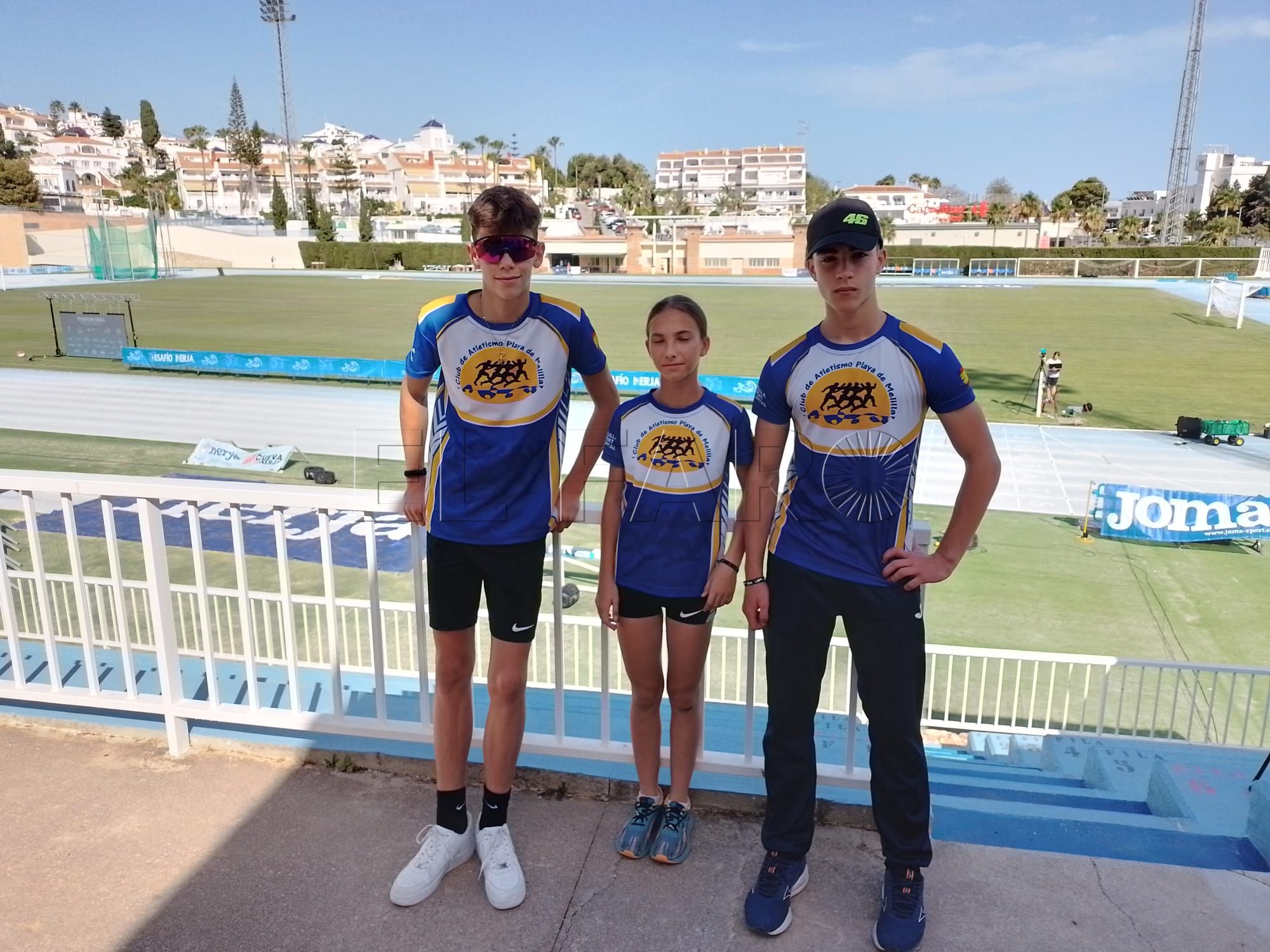 El atletismo local se luce en Málaga