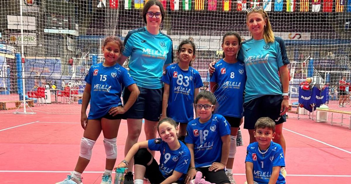 El CV Melilla benjamín femenino crece a nivel nacional