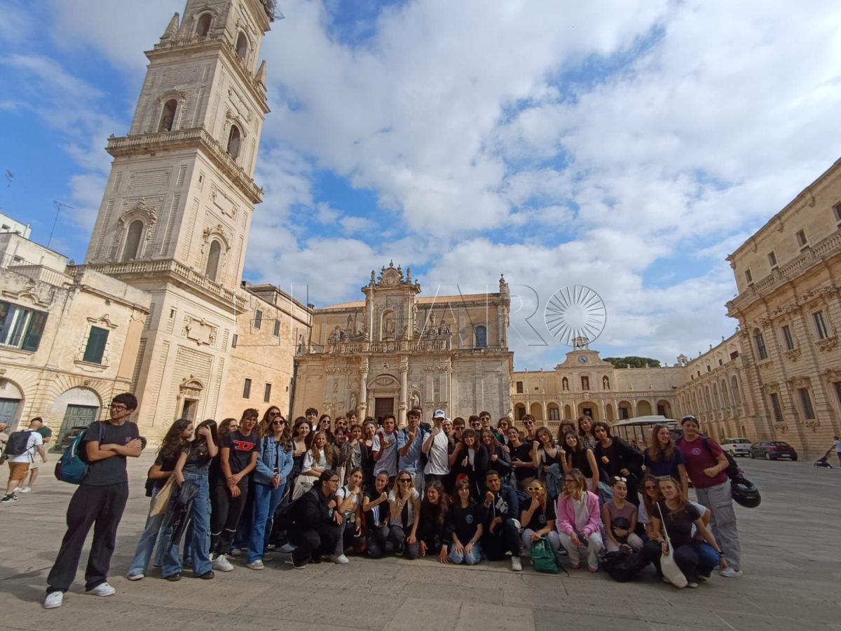 Alumnos del Rusadir, en la ciudad italiana de Lecce