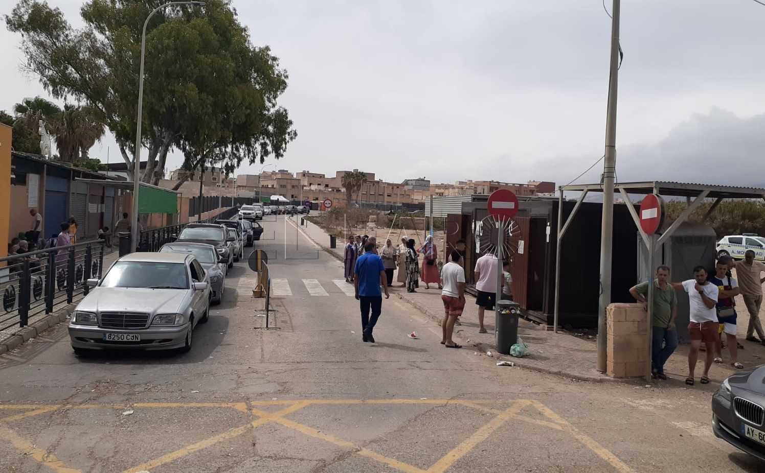 La CAM pone un techado de 34 metros en la frontera por motivos de seguridad