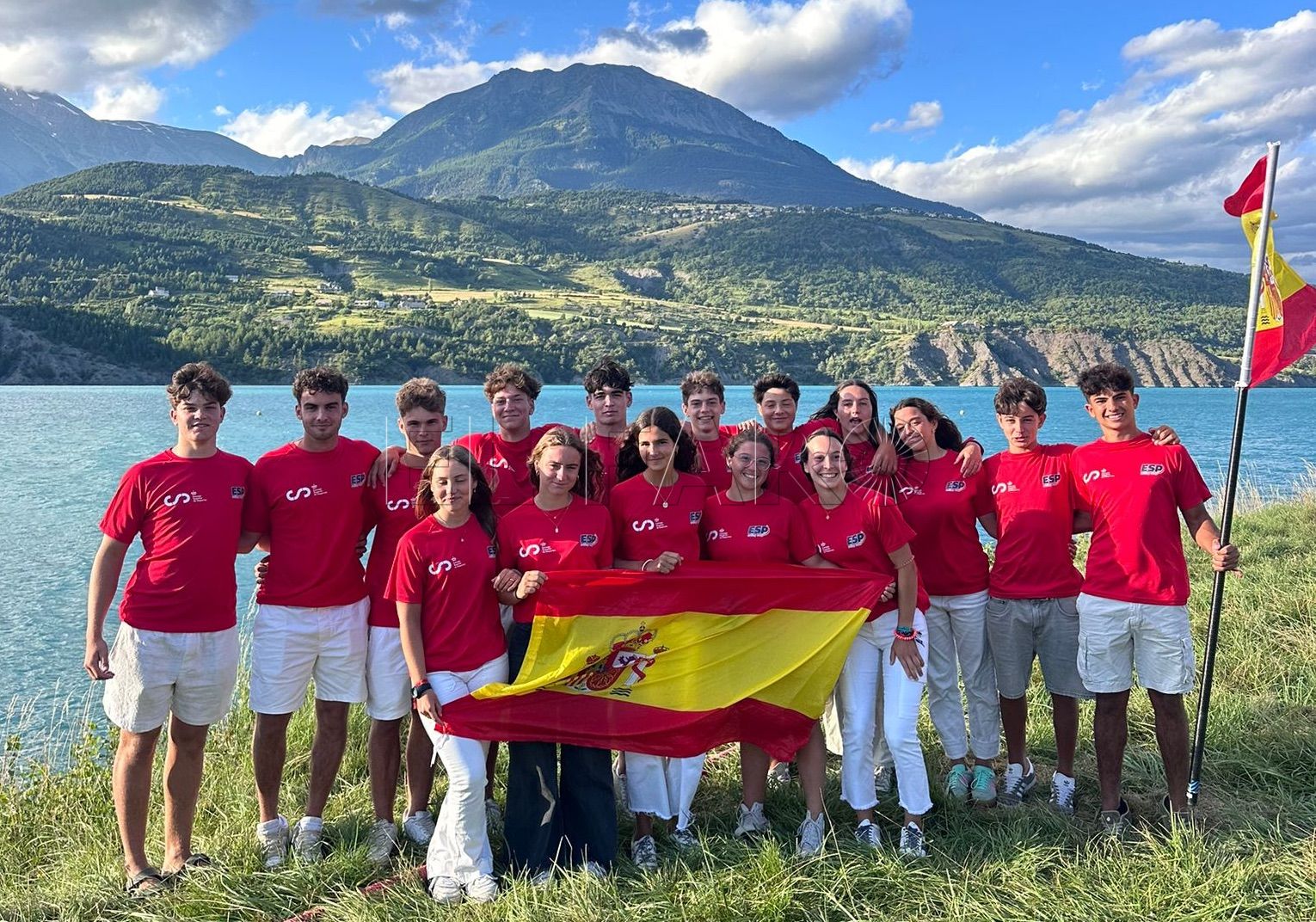 La melillense Azul Sánchez, en el Europeo de Iqfoil en Francia