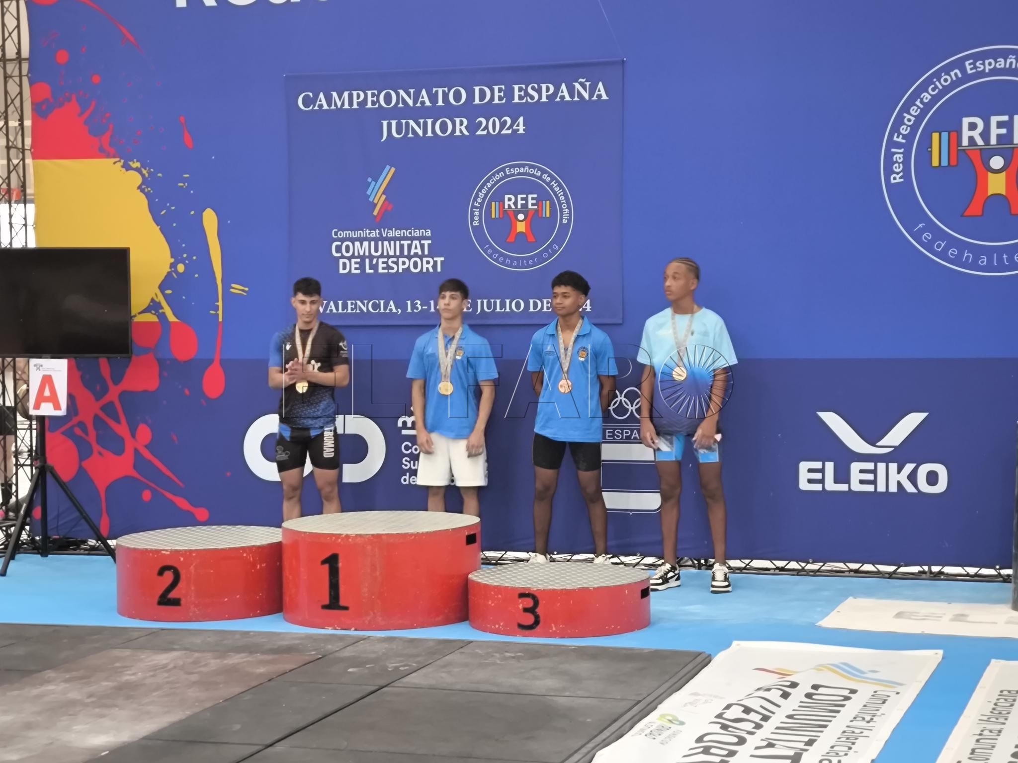 Bronce para Mohamed Essalhy en el Nacional Junior de Halterofilia
