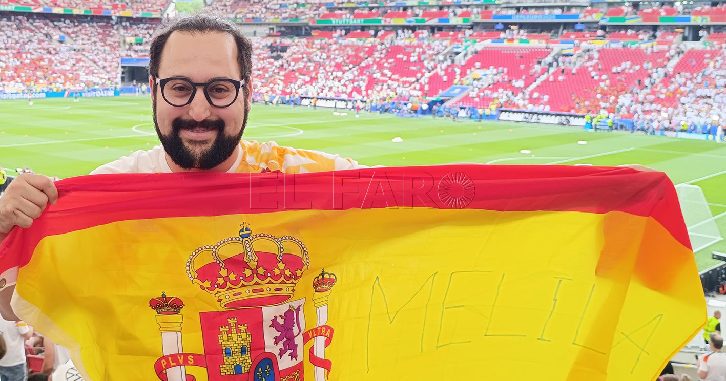 Samad representa a Melilla en el partido España-Alemania de cuartos de final de la Eurocopa