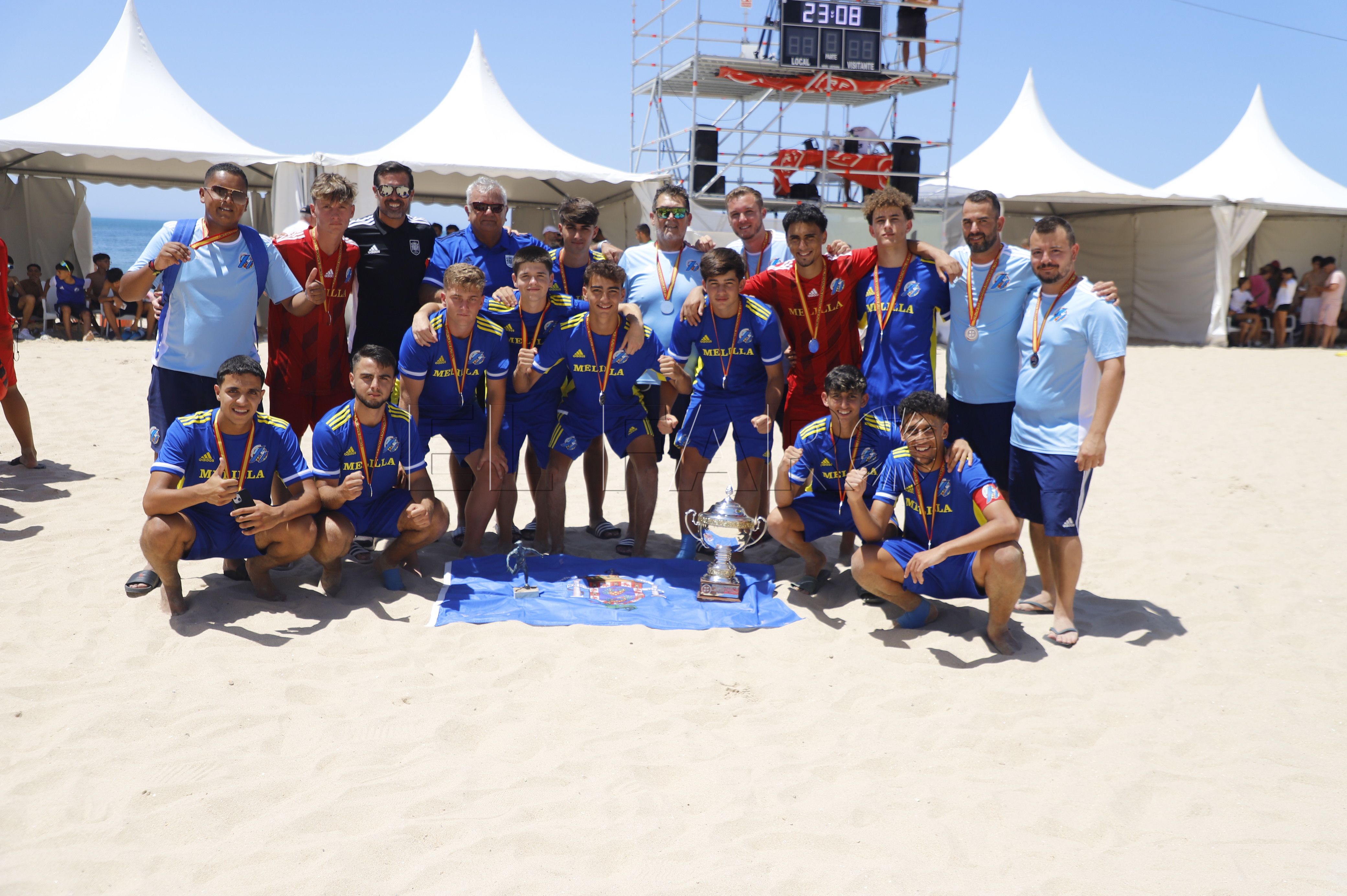 Melilla logra el subcampeonato nacional juvenil de fútbol playa
