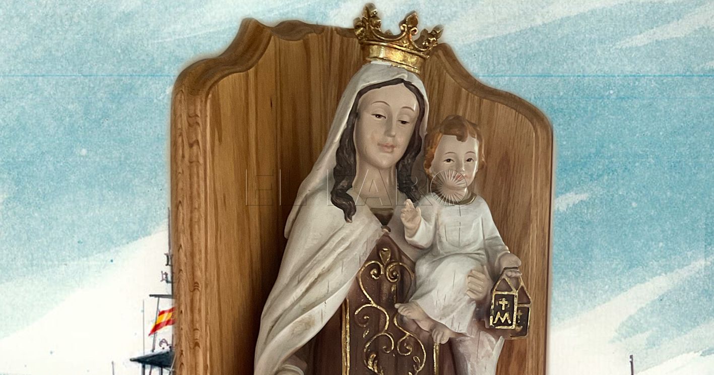 Festividad de Nuestra Señora La Virgen de El Carmen, patrona de la Armada, de la compañía de mar y demás gentes de mar