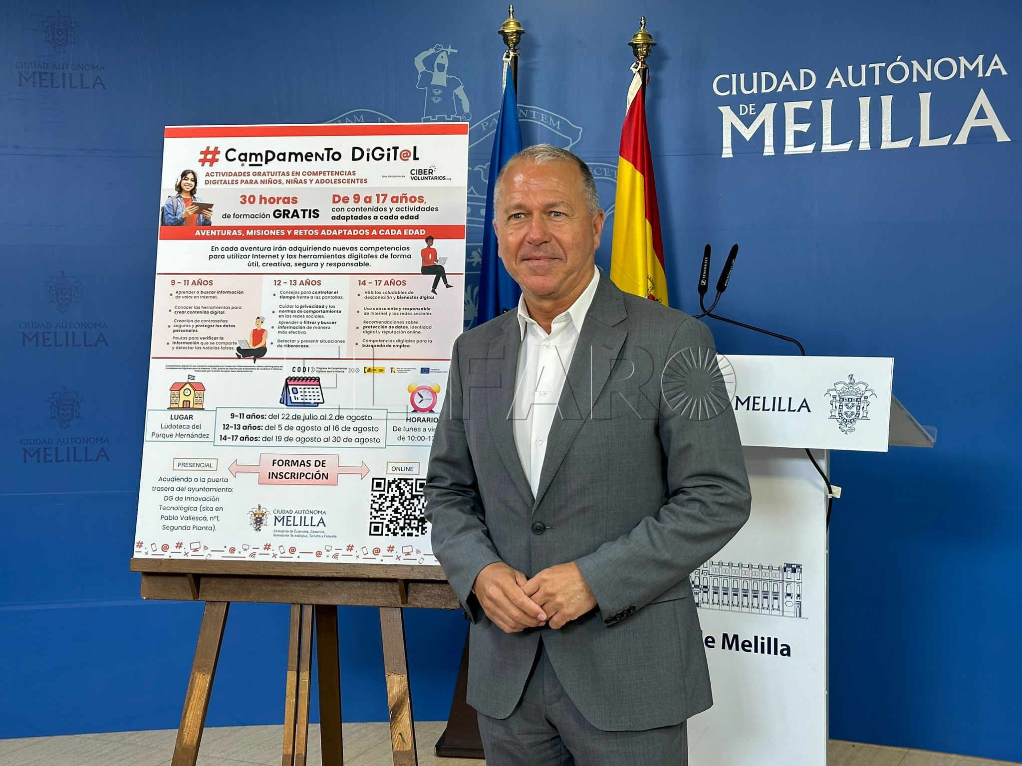 En marcha un Campamento Digital gratuito para menores en el Parque Hernández