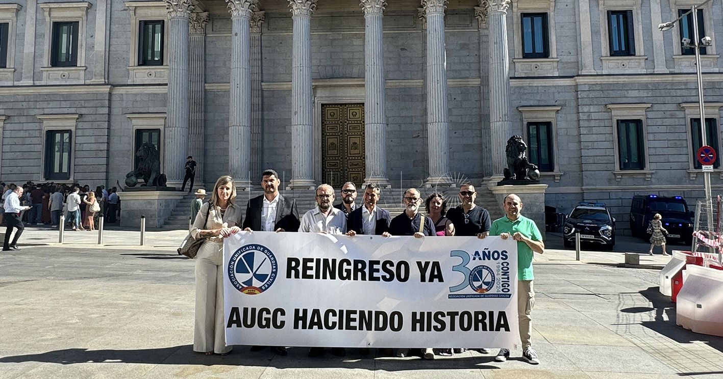 Logro histórico de AUGC: El Congreso admite el reingreso de los guardias civiles expulsados