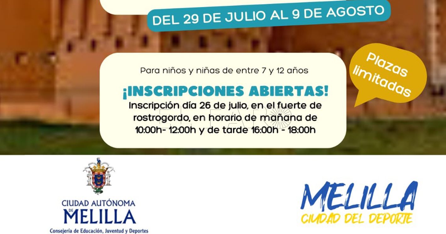 La Ciudad organiza un campamento del 29 de julio al 9 de agosto en el Fuerte de Rostrogordo